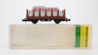 Minitrix N 5132660 Rungenwagen mit Plane: Siemens Klm 441 DB