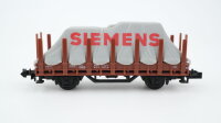 Minitrix N 5132660 Rungenwagen mit Plane: Siemens Klm 441 DB