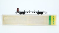 Minitrix N 13263K Flachwagen mit Rungen und Brhs. SS DR