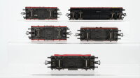 Fleischmann H0 Konvolut Hochbordwagen, Kesselwagen "Esso", Niederbordwagen DB