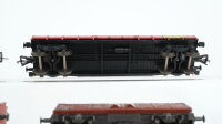 Fleischmann H0 Konvolut Hochbordwagen, Kesselwagen "Esso", Niederbordwagen DB