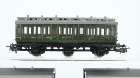 Märklin H0 Konvolut Personenwagen mit offenen Bühnen 2.Kl. Abteilwagen 2.Kl. DB/u.a.