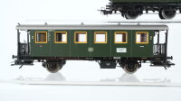 Märklin H0 Konvolut Personenwagen mit offenen Bühnen 2.Kl. Abteilwagen 2.Kl. DB/u.a.