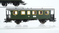 Märklin H0 Konvolut Personenwagen mit offenen Bühnen 2.Kl. Abteilwagen 2.Kl. DB/u.a.