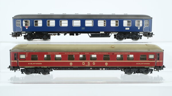 Märklin H0 Konvolut Schlafwagen Abteilwagen DB (teilw. beleuchtet)