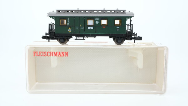 Fleischmann N 8065 Personenwagen 3. Kl mit Gepäckabteil B2iwe DRG