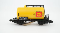 Herkat N 1404 Kesselwagen Schienenreinigungswagen Shell DB
