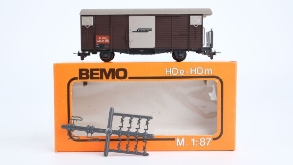 Bemo H0m 2256 Güterwagen gedeckt "RhB"