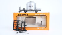 Bemo H0m 2252 Zement Transportwagen "RhB" Uce 8002