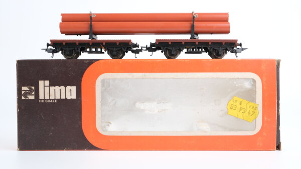 Lima H0 9039 Flachwagen mit Rohrbeladung