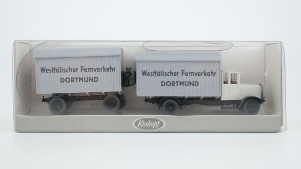 Roskopf H0 37302 MAN Möbel-Lastzug Westfälischer Fernverkehr Dortmund