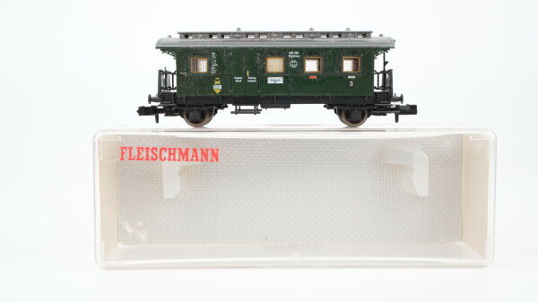 Fleischmann N 8065 Personenwagen 3. Kl mit Gepäckabteil B2iwe DRG