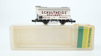 Minitrix N 13601 Gedeckter Güterwagen Schultheiss G...