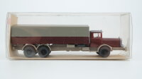 Wiking H0 20843 MB LKW L 10000 Pritsche/Plane braun/grau
