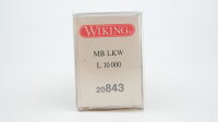 Wiking H0 20843 MB LKW L 10000 Pritsche/Plane braun/grau