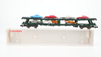 Fleischmann N 8285 Doppelstockw. Autotransport mit 8 PKW...