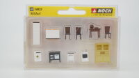 NOCH H0 14833 Möbel für Küche und Esszimmer