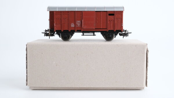 Märklin H0 4605 Gedeckter Güterwagen "braun" mit Bremserhaus  K3 der DB