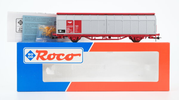 Roco H0 46454 Schiebewandwagen (237 6 014-7, Silber) NSB