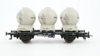 Roco H0 46520 Behältertragewagen-Set (Kugelbehälter, Von Haus zu Haus) DB
