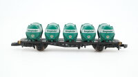 Märklin Z 80312 Behälter-Tragewagen (Jahrewagen...
