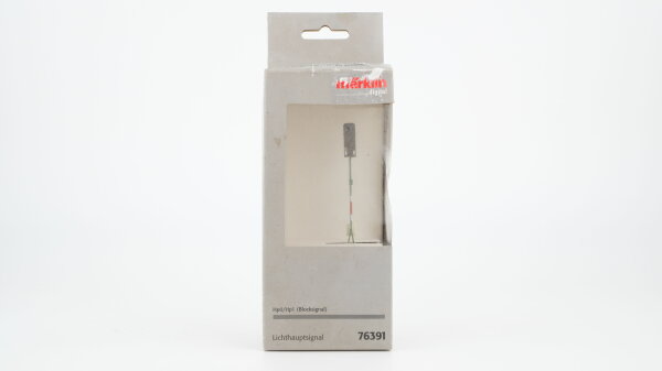 Märklin H0 76391 Lichthauptsignal (in OVP grau mit Sichtfenster)