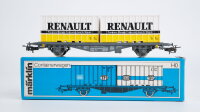 Märklin H0 4767 Behälter-Tragwagen "Containerwagen Renault" Lgjs 598 der SNCF