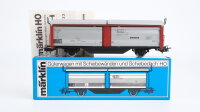 Märklin H0 4633 Güterwagen mit Schiebewänden und Schiebedach DB