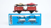 Märklin H0 4613 Autotransportwagen mit 4 PKW DB