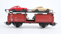 Märklin H0 4613 Autotransportwagen mit 4 PKW DB
