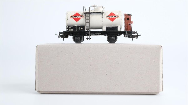 Märklin H0 314G Kesselwagen mit Bremserhaus "Gasolin Motanol" (in EVP)