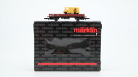 Märklin Z 88611 Niederbordwagen mit Fahrzeug...