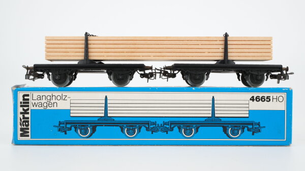 Märklin H0 4665 Langholzwagen