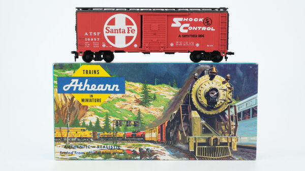 Athearn H0 1221 Güterwagen gedeckt "Santa Fe"