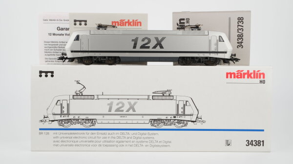 Märklin H0 34381 Elektrische Lokomotive BR 128 Prototyp 12 X AEG Wechselstrom Delta Digital