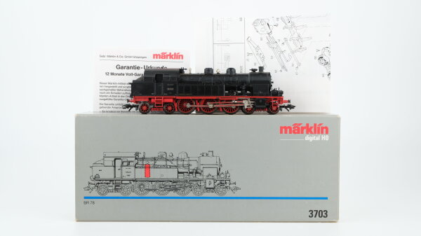 Märklin H0 3703 Tenderlokomotive BR 78 031 DRG Wechselstrom Digital