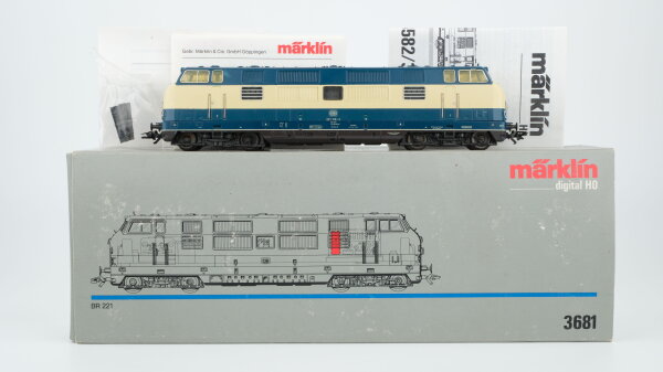 Märklin H0 3681 Diesellokomotive BR 221 der DB Wechselstrom Digital