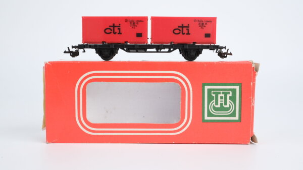 BTTB TT 14523 Containerwagen mit 2 Containern "CTI"
