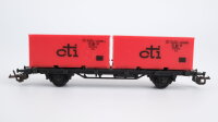 BTTB TT 14523 Containerwagen mit 2 Containern...