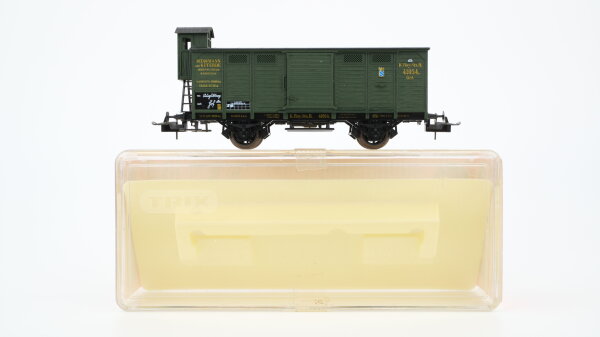 Trix H0 52 3601 00 Gedeckter Güterwagen mit Bremserhaus Gm 41054 K.Bay.Sts.B.