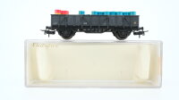 Electrotren H0 1015 Niederbordwagen beladen mit...
