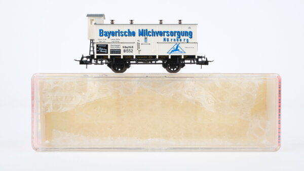 Trix H0 3605 Güterwagen mit Bremserhaus "Bayerische Milchversorgung" K.Bay.Sts.B.