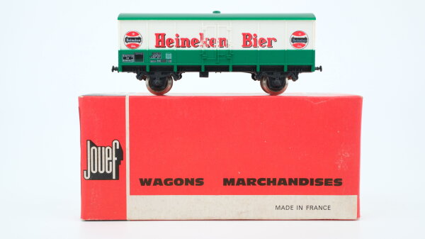 Jouef H0 6270 Güterwagen geschlossen "Heineken Bier" SNCF