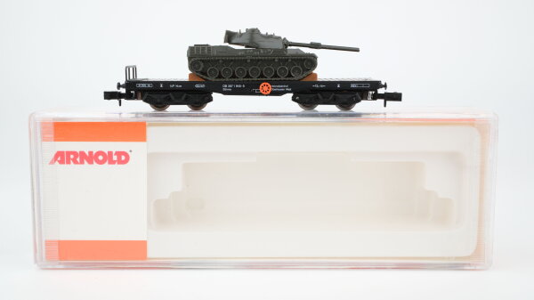 Arnold N 4970 Flachwagen mit Panzer SSkms DB