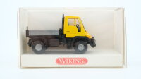 Wiking H0 3720133 Unimog U 400 gelb/grau/schwarz