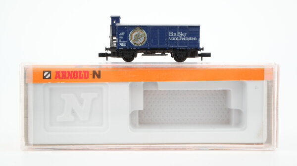 Arnold N 0475 Güterwagen Bierwagen gedeckt mit Bremserhaus "AECHT PATZENHOFER"