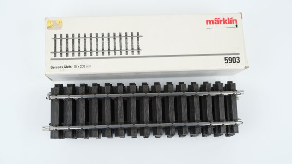 Märklin 1 5903 Gerades Gleis 10 x 300 mm (in OVP)