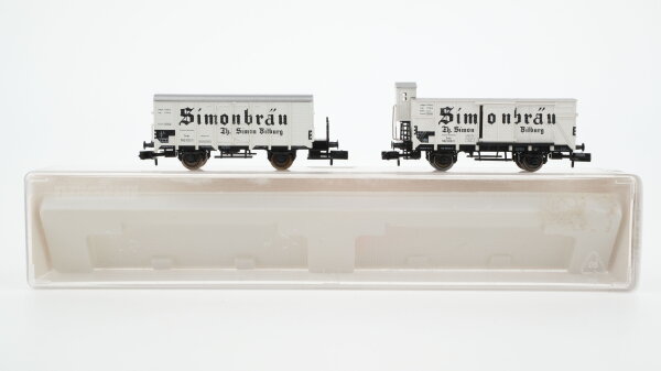 Fleischmann N 808347K Kühlwagen Simonbräu G DRG