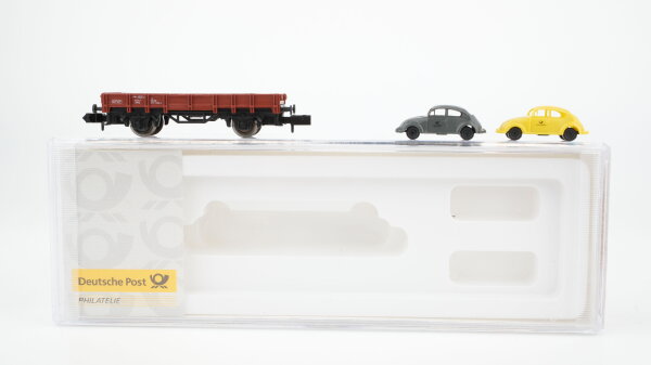 Arnold N 0406 Niederbordwagen mit 2 VW Käfern DB