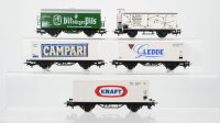 Märklin H0 Konvolut 3 Containertragwagen...